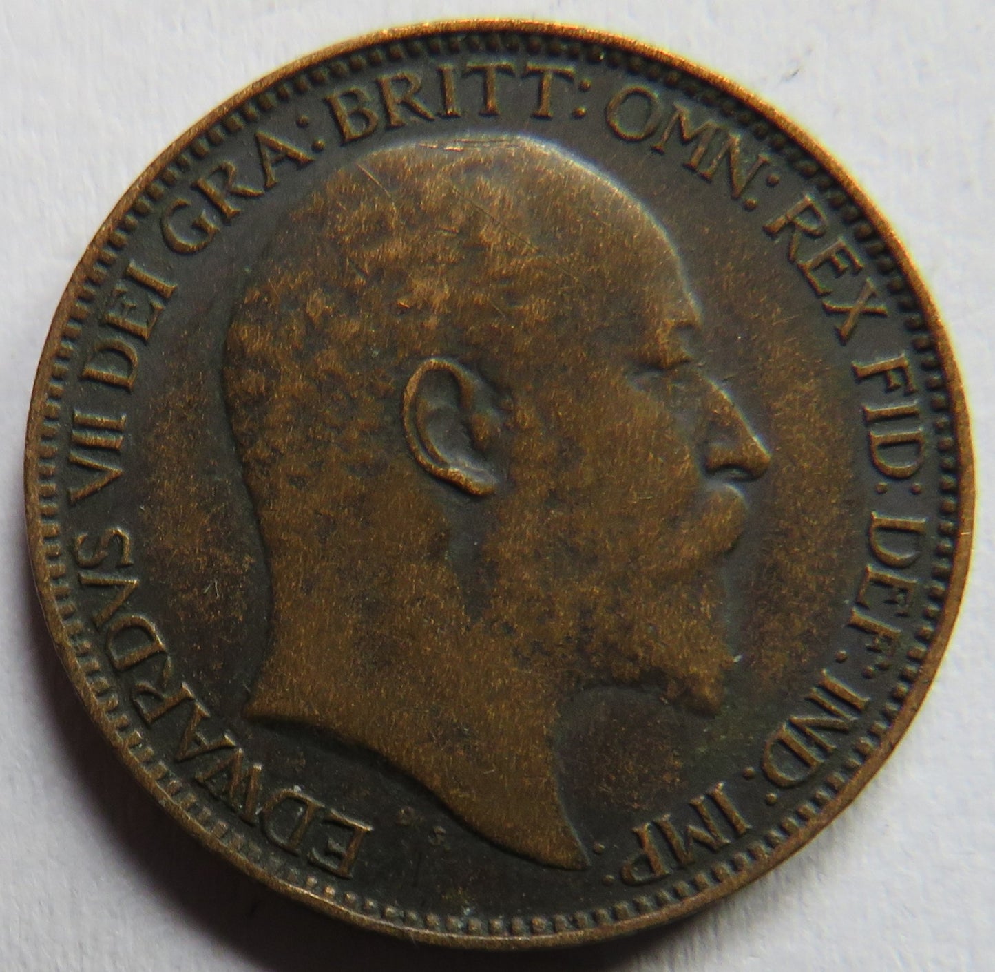 1906 King Edward VII Farthing Coin - Great Britain