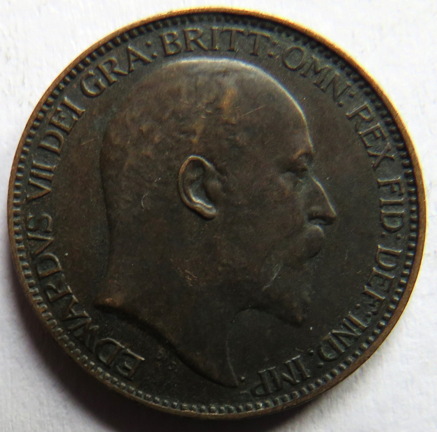 1908 King Edward VII Farthing Coin - Great Britain