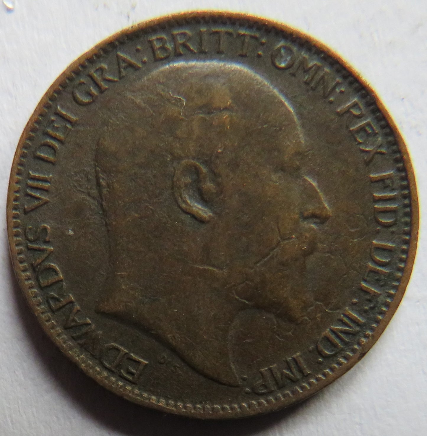 1908 King Edward VII Farthing Coin - Great Britain