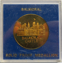 Load image into Gallery viewer, Balmoral Castle Solid Proof Medallion / Cased Coin
