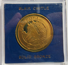 Load image into Gallery viewer, Blair Castle Solid Bronze Medallion / Cased Coin The Atholl Highlander
