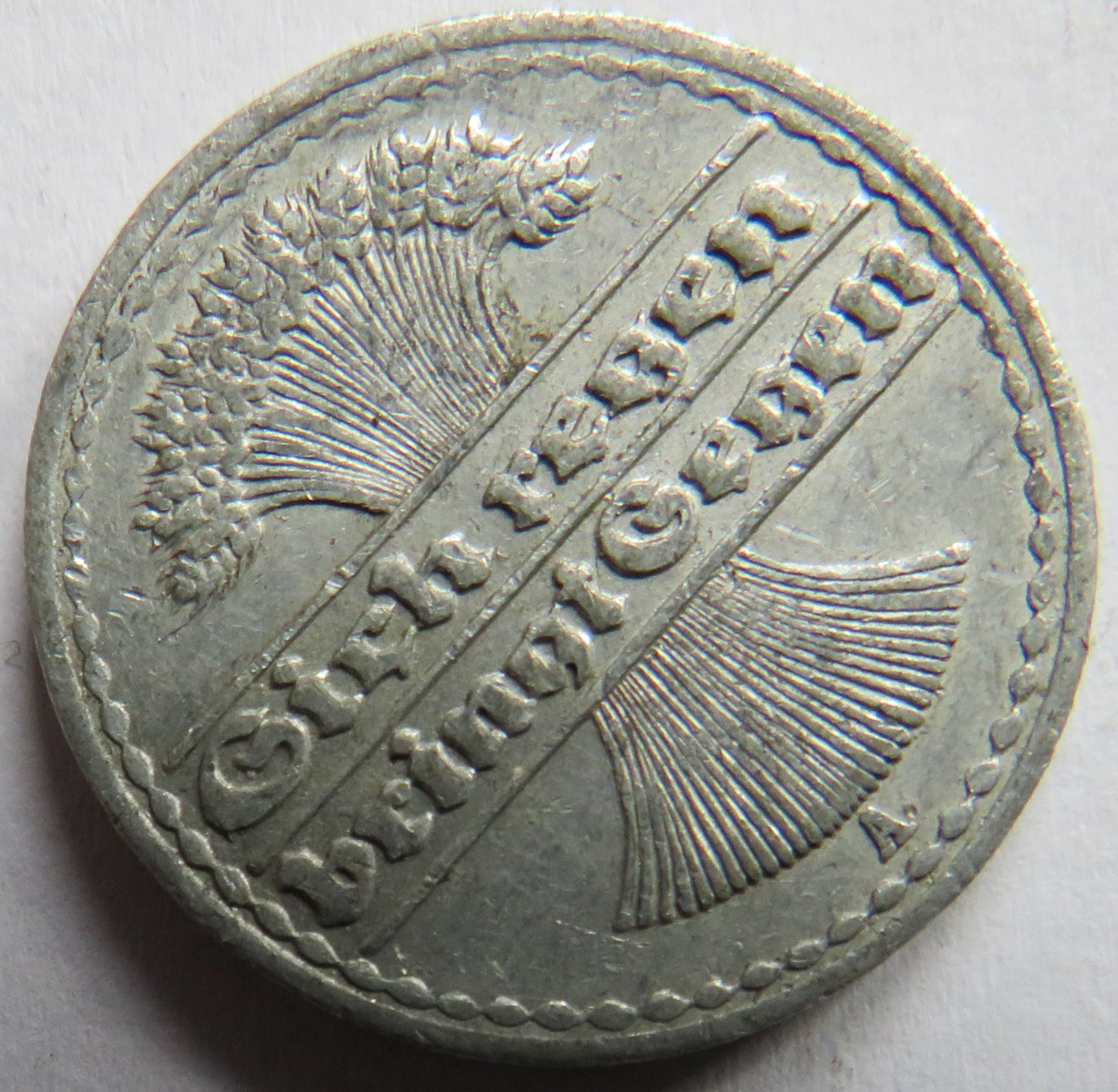 1921-A Germany - Weimar Republic 50 Pfennig Coin