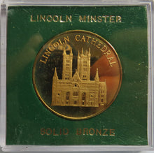 Load image into Gallery viewer, Lincoln Minster Solid Bronze Medallion / Cased Coin The Lincoln Imp
