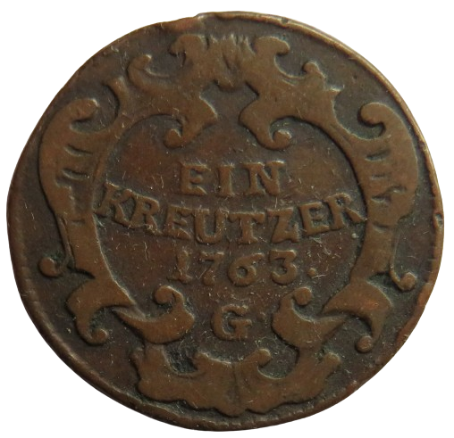 1763 Austria Kreutzer Coin