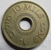 Load image into Gallery viewer, 1939 Palestine 10 Mils Coin
