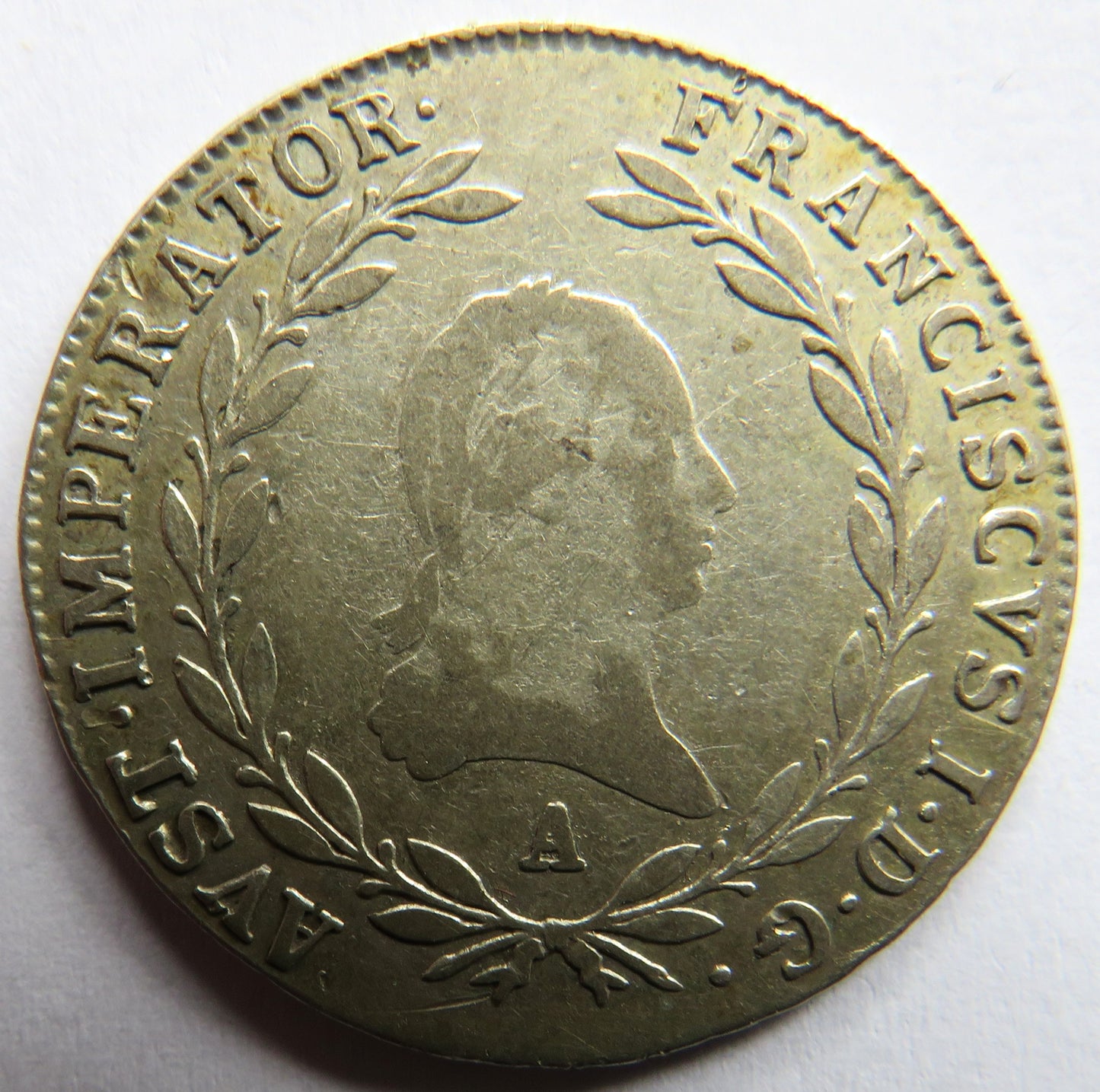 1808-A Austria Silver 20 Kreuzer Coin