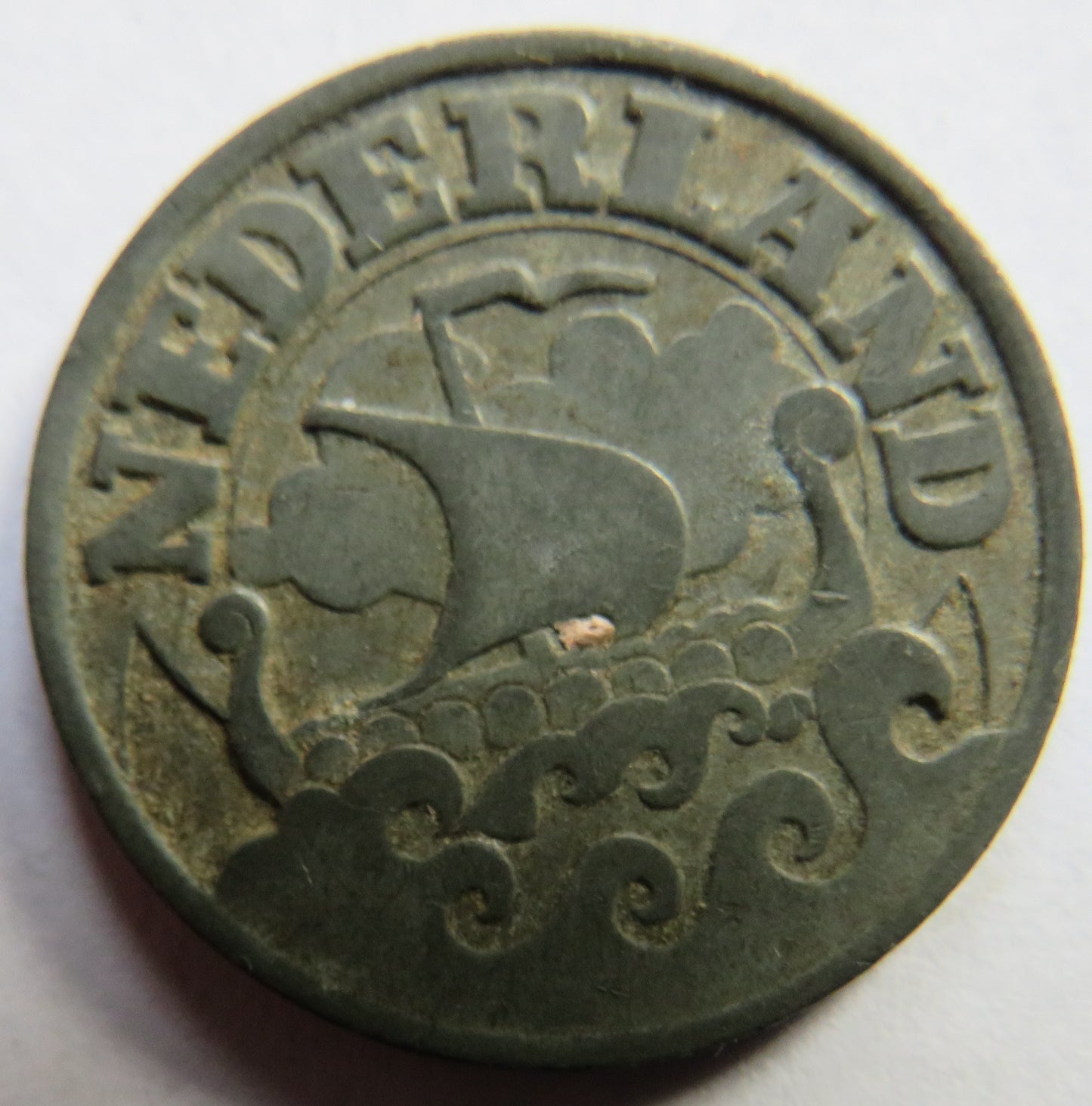 1941 Netherlands 25 Cents Coin