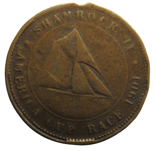 1901 America Cup Race - Shamrock II - Sir Thomas Lipton Medal