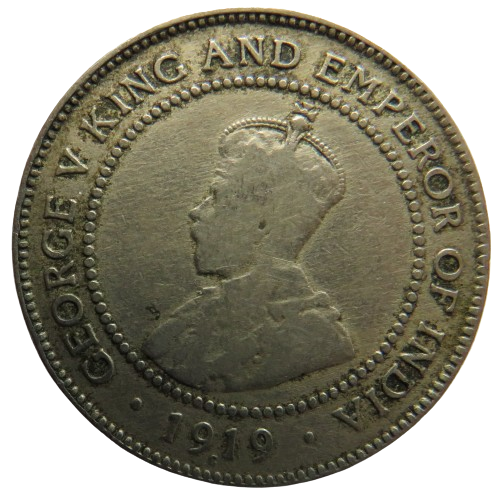 1919 King George V Jamaica One Penny Coin