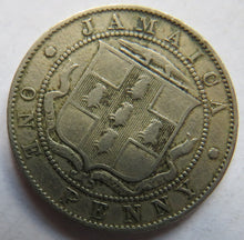 Load image into Gallery viewer, 1919 King George V Jamaica One Penny Coin
