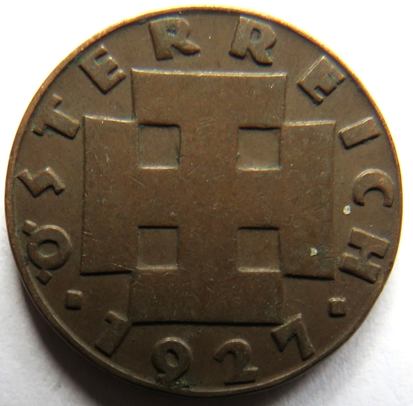 1927 Austria 2 Groschen Coin
