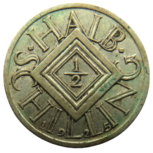 1925 Austria Silver 1/2 Schilling Coin
