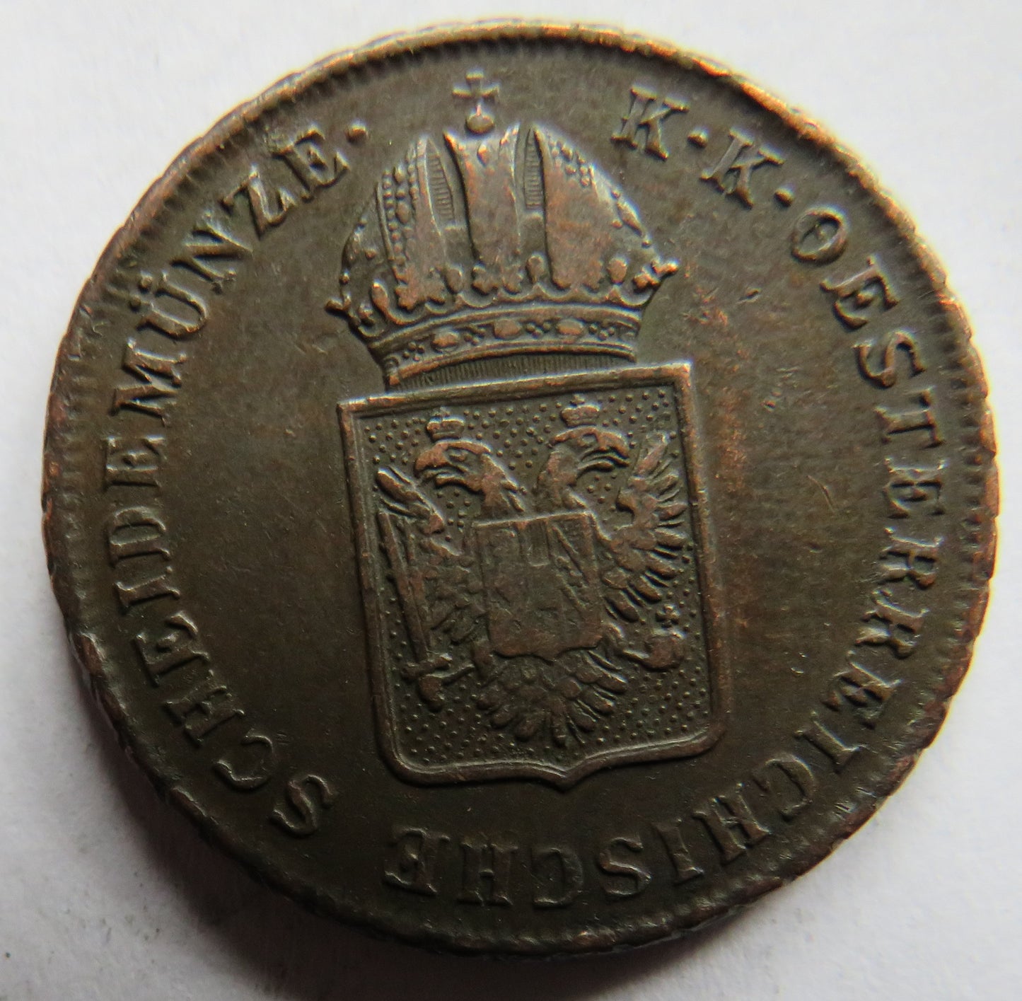 1816-A Austria One Kreuzer Coin