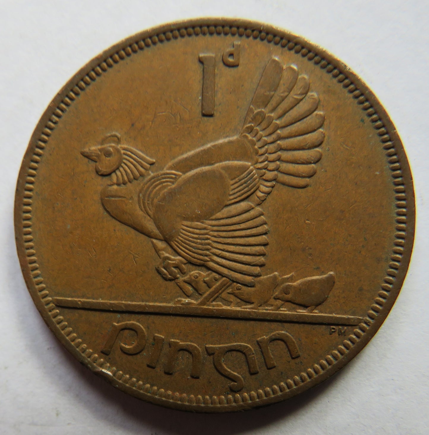 1962 Ireland Eire One Penny Coin