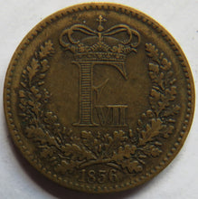 Load image into Gallery viewer, 1856 Denmark 1 Skilling Rigsmont Coin
