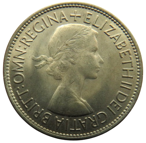1953 Queen Elizabeth II Halfcrown Coin In Higher Grade  - Great Britain