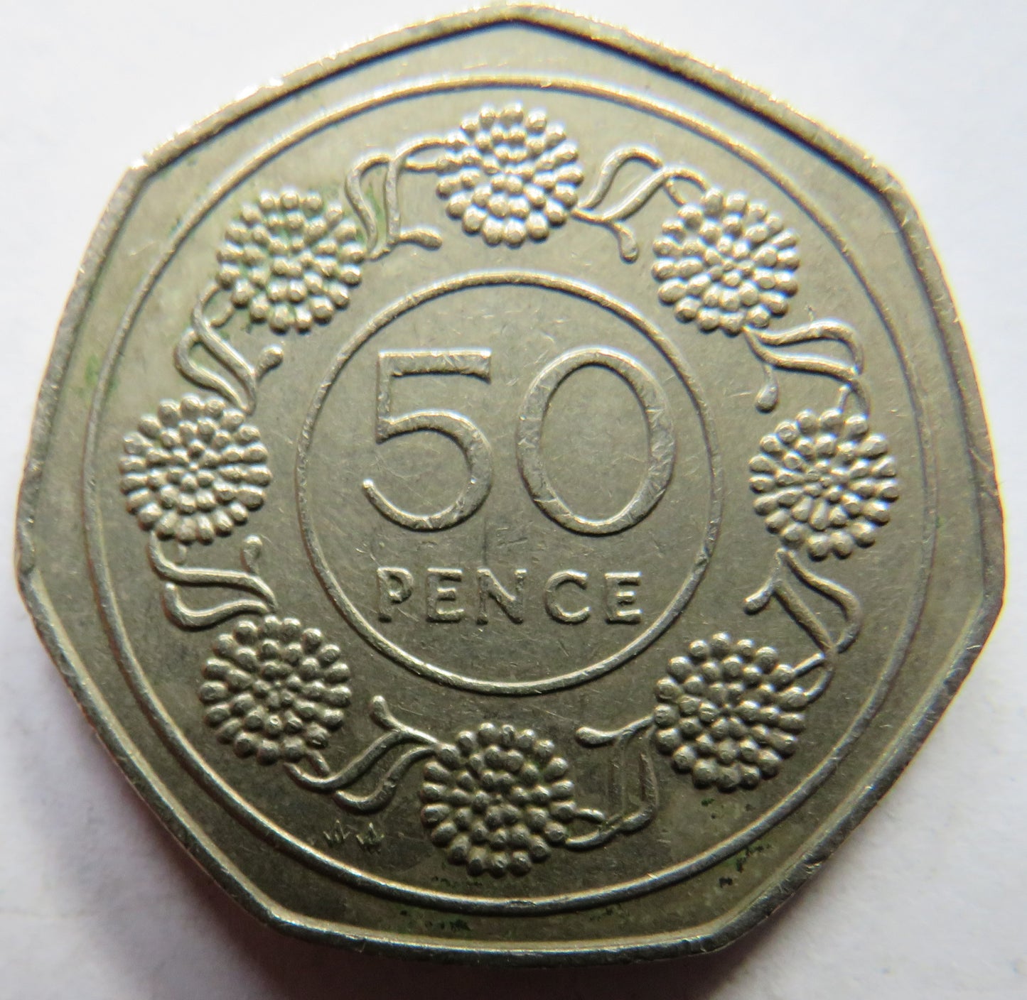 1989 Gibraltar 50p Fifty Pence Coin
