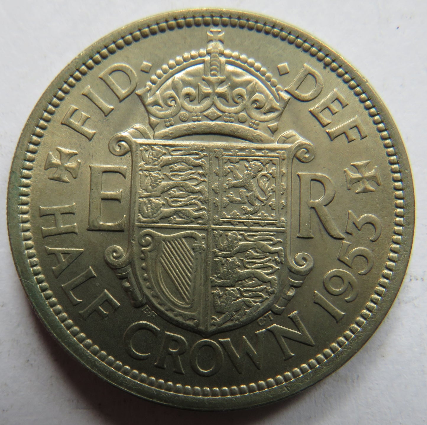 1953 Queen Elizabeth II Halfcrown Coin In Higher Grade  - Great Britain