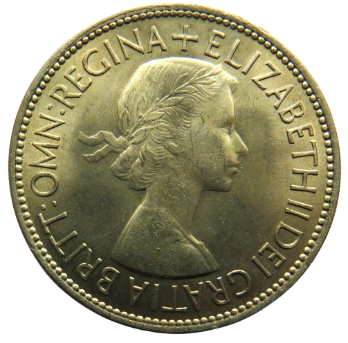 1953 Queen Elizabeth II Halfcrown Coin In Higher Grade  - Great Britain