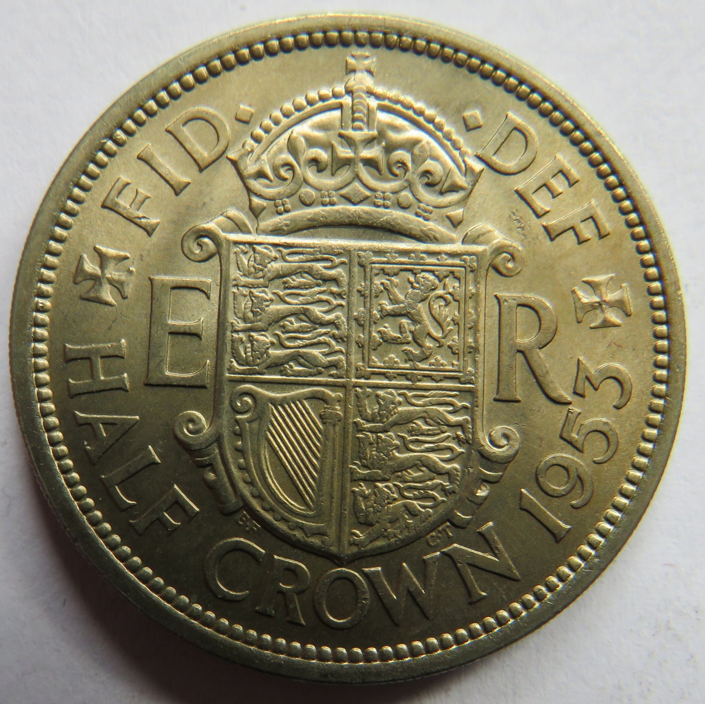 1953 Queen Elizabeth II Halfcrown Coin In Higher Grade  - Great Britain