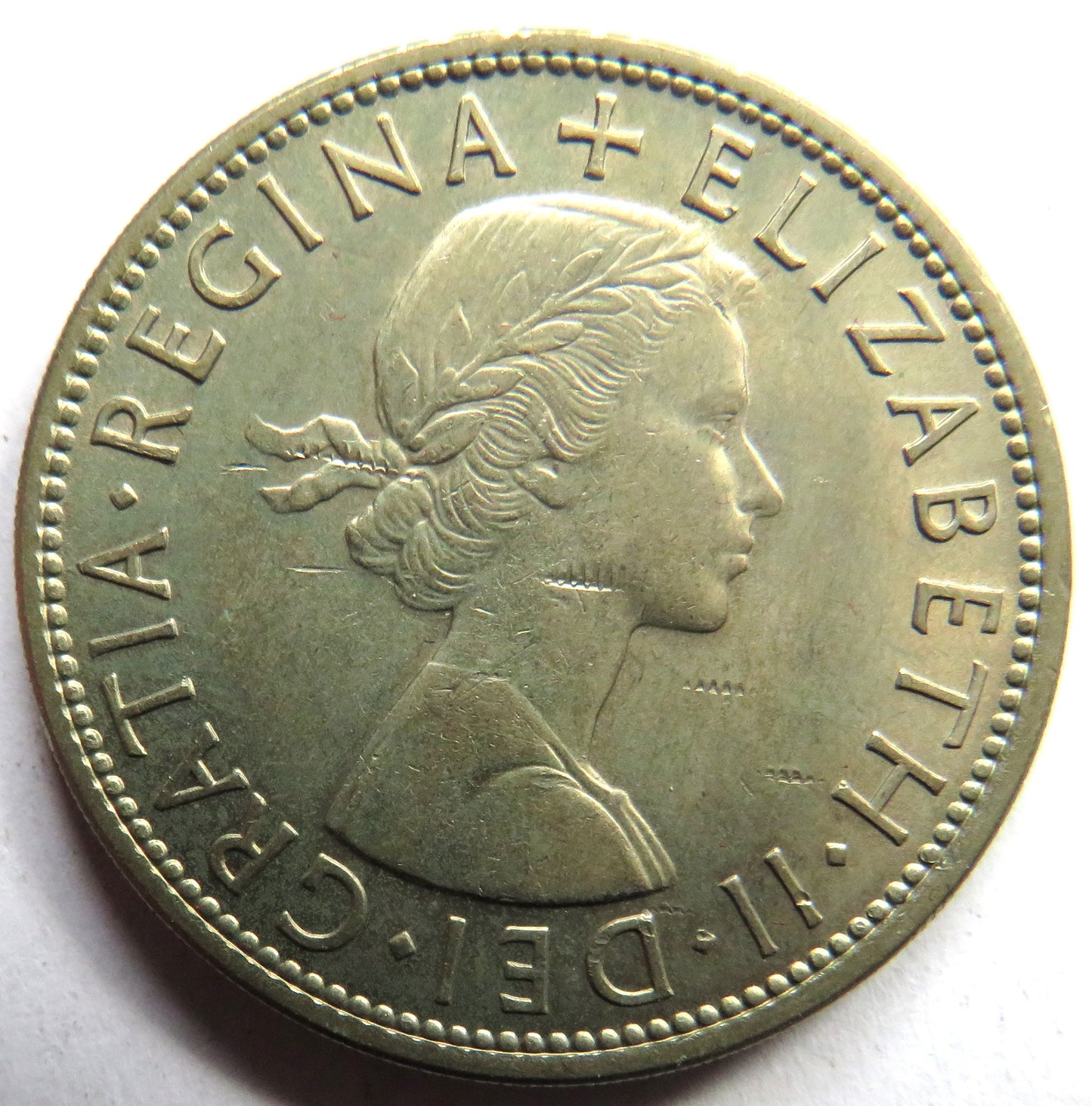 1957 Queen Elizabeth II Halfcrown Coin In Better Grade  - Great Britain