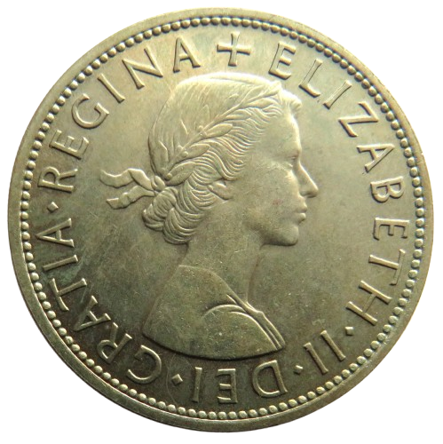 1956 Queen Elizabeth II Halfcrown Coin In Higher Grade  - Great Britain