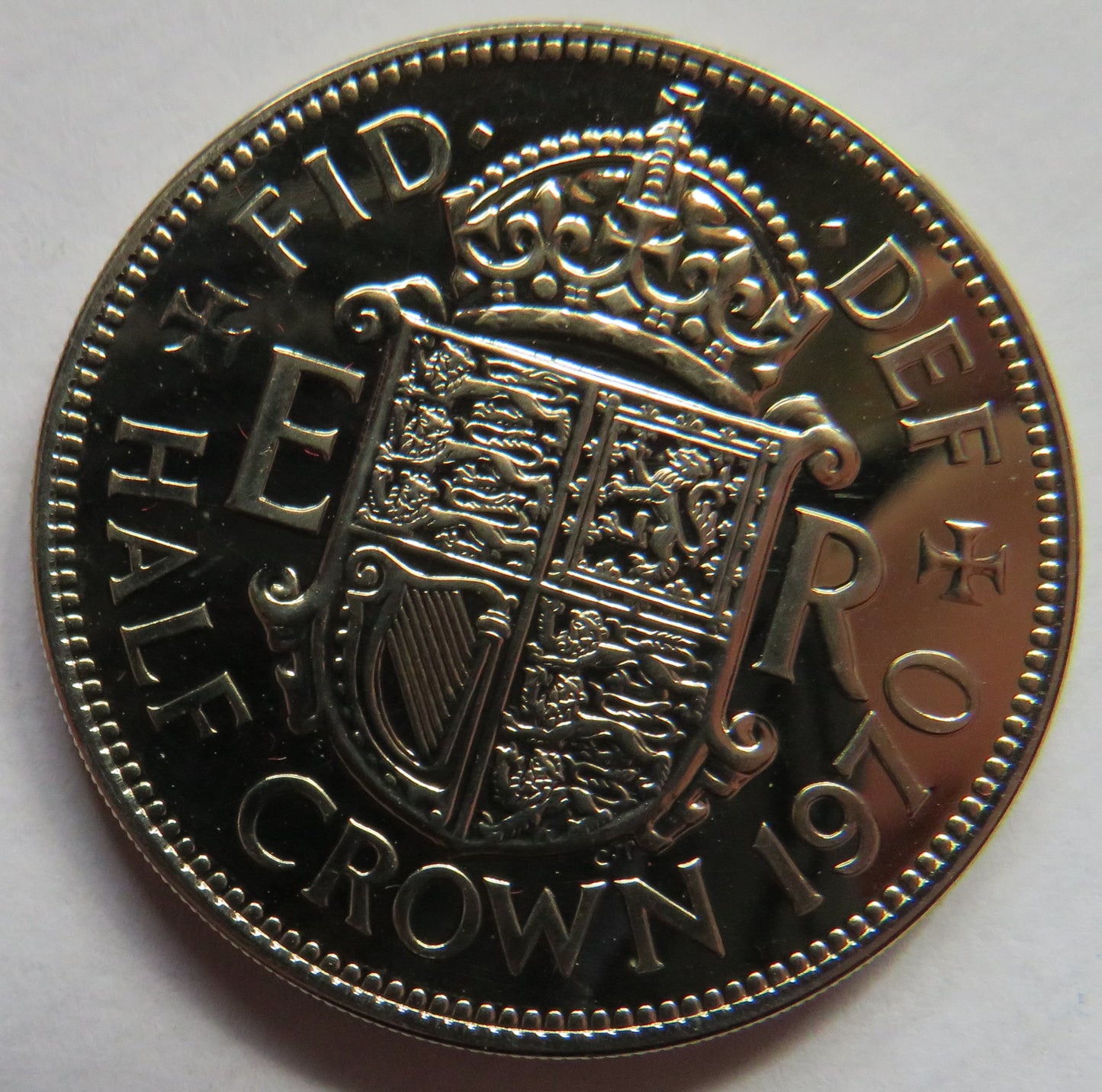 1970 Queen Elizabeth II Proof Halfcrown Coin - Great Britain