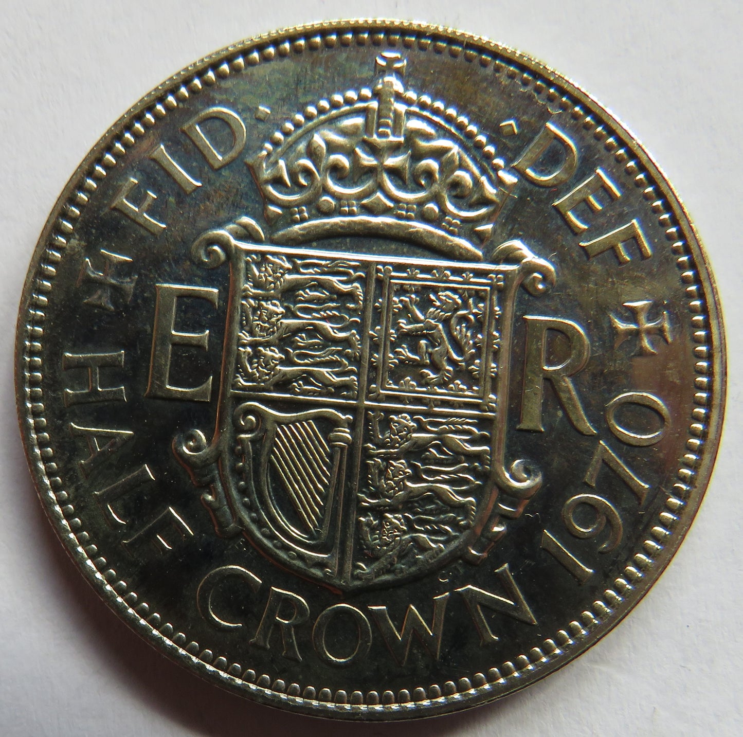 1970 Queen Elizabeth II Proof Halfcrown Coin - Great Britain