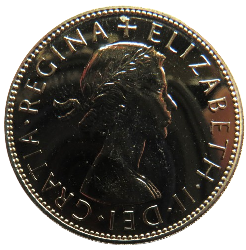 1970 Queen Elizabeth II Proof Halfcrown Coin - Great Britain