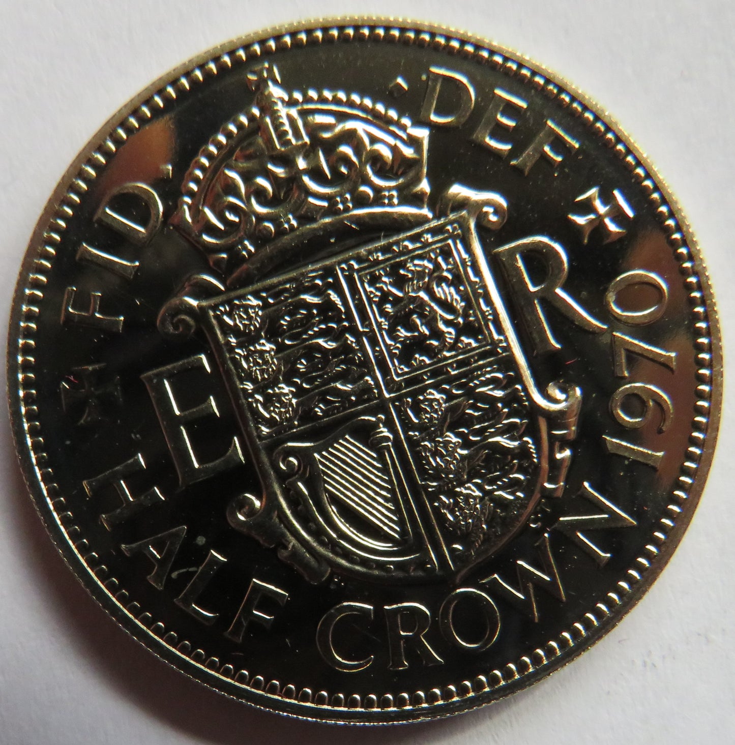 1970 Queen Elizabeth II Proof Halfcrown Coin - Great Britain