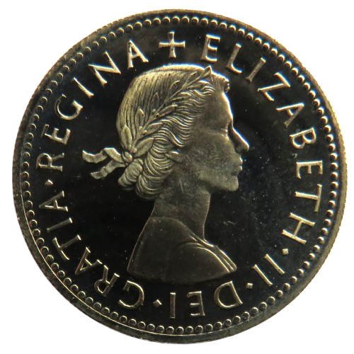 1970 Queen Elizabeth II English Proof Shilling Coin