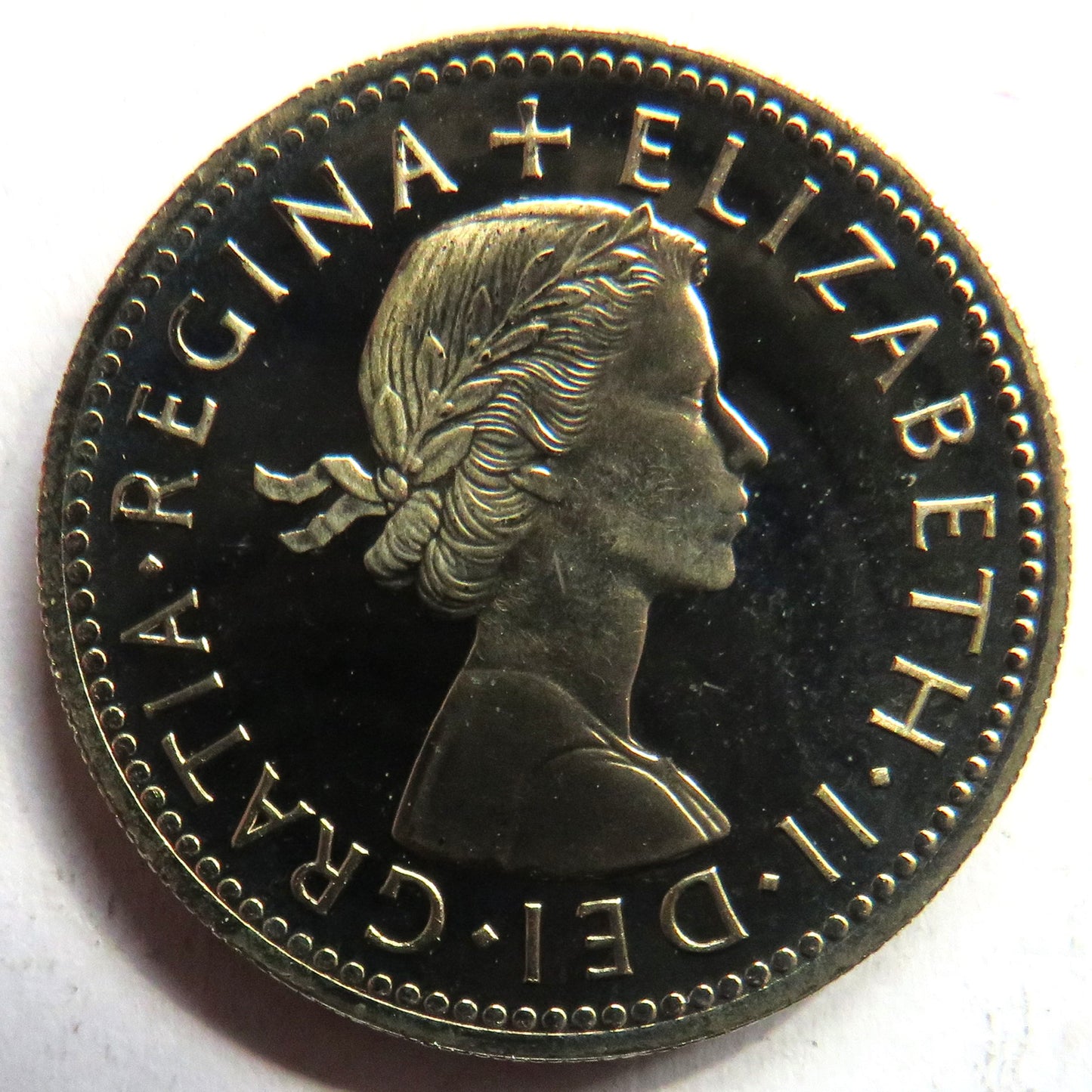 1970 Queen Elizabeth II English Proof Shilling Coin