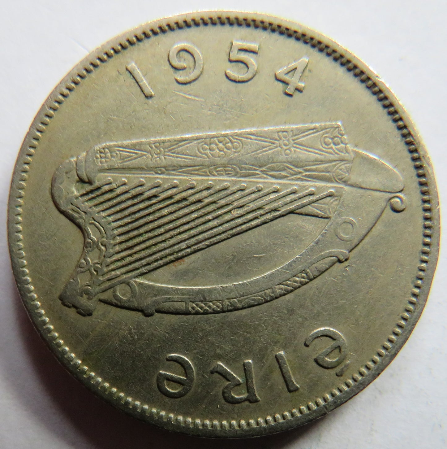 1954 Ireland Eire Florin / 2 Shillings Coin