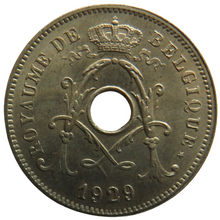 Load image into Gallery viewer, 1929 Belgium 10 Centimes Coin In High Grade
