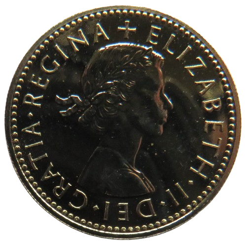 1970 Queen Elizabeth II English Proof Shilling Coin