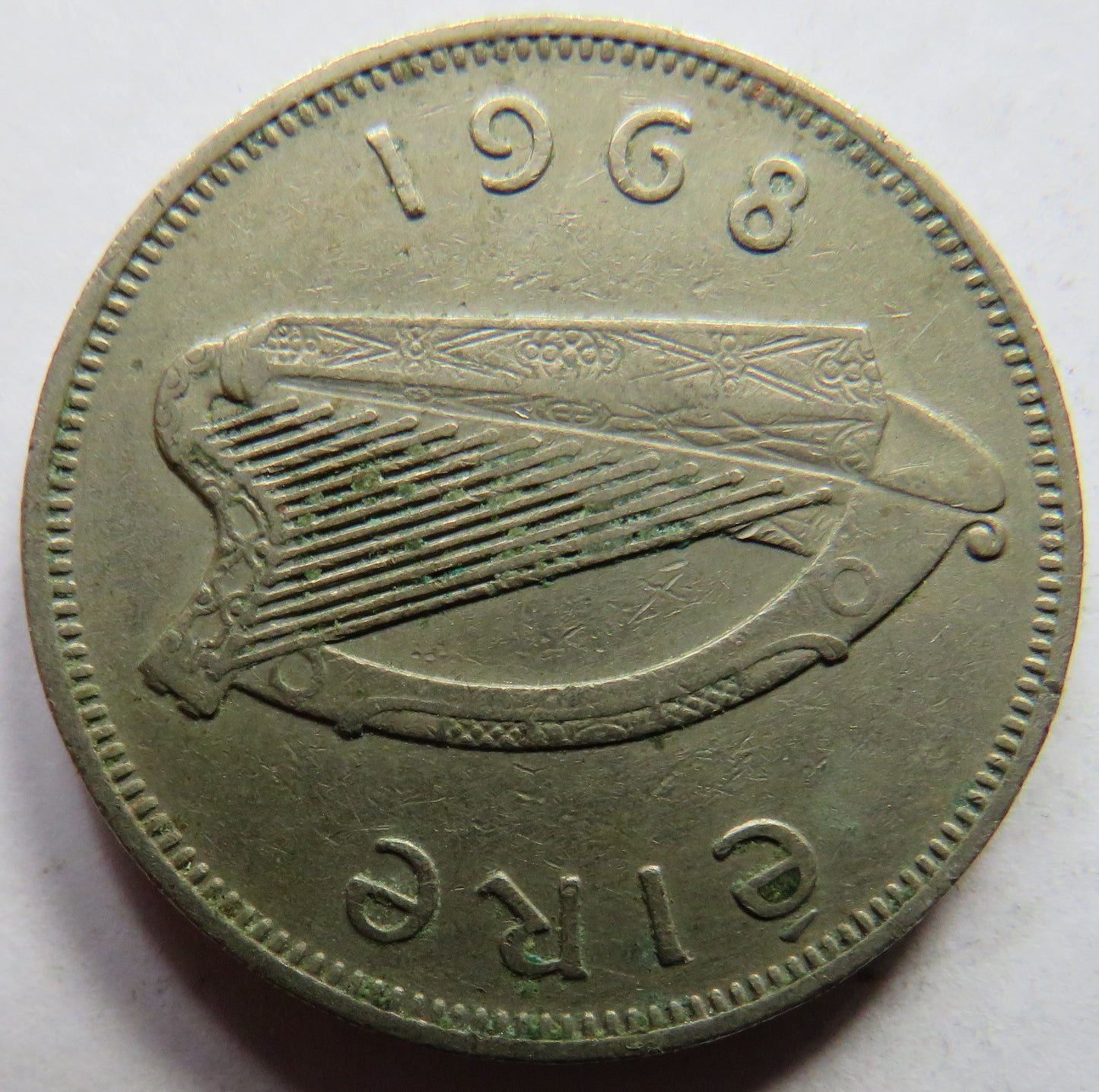 1968 Ireland Eire Florin / 2 Shillings Coin