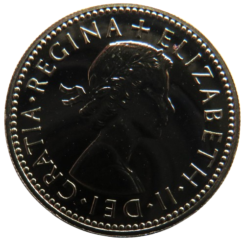 1970 Queen Elizabeth II Scottish Proof Shilling Coin