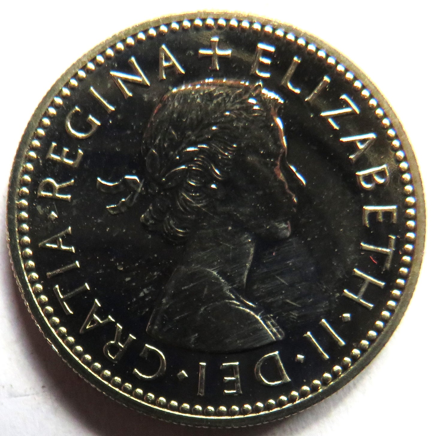 1970 Queen Elizabeth II Scottish Proof Shilling Coin