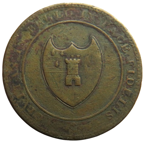 1811 Worcester City and County Token One Penny