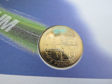 Load image into Gallery viewer, 1999 Gibraltar £5 Coin &amp; Stamp Cover Millennium 2000
