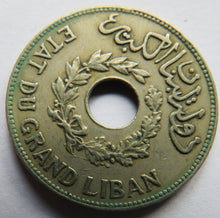 Load image into Gallery viewer, 1936 Lebanon One Piastre Coin
