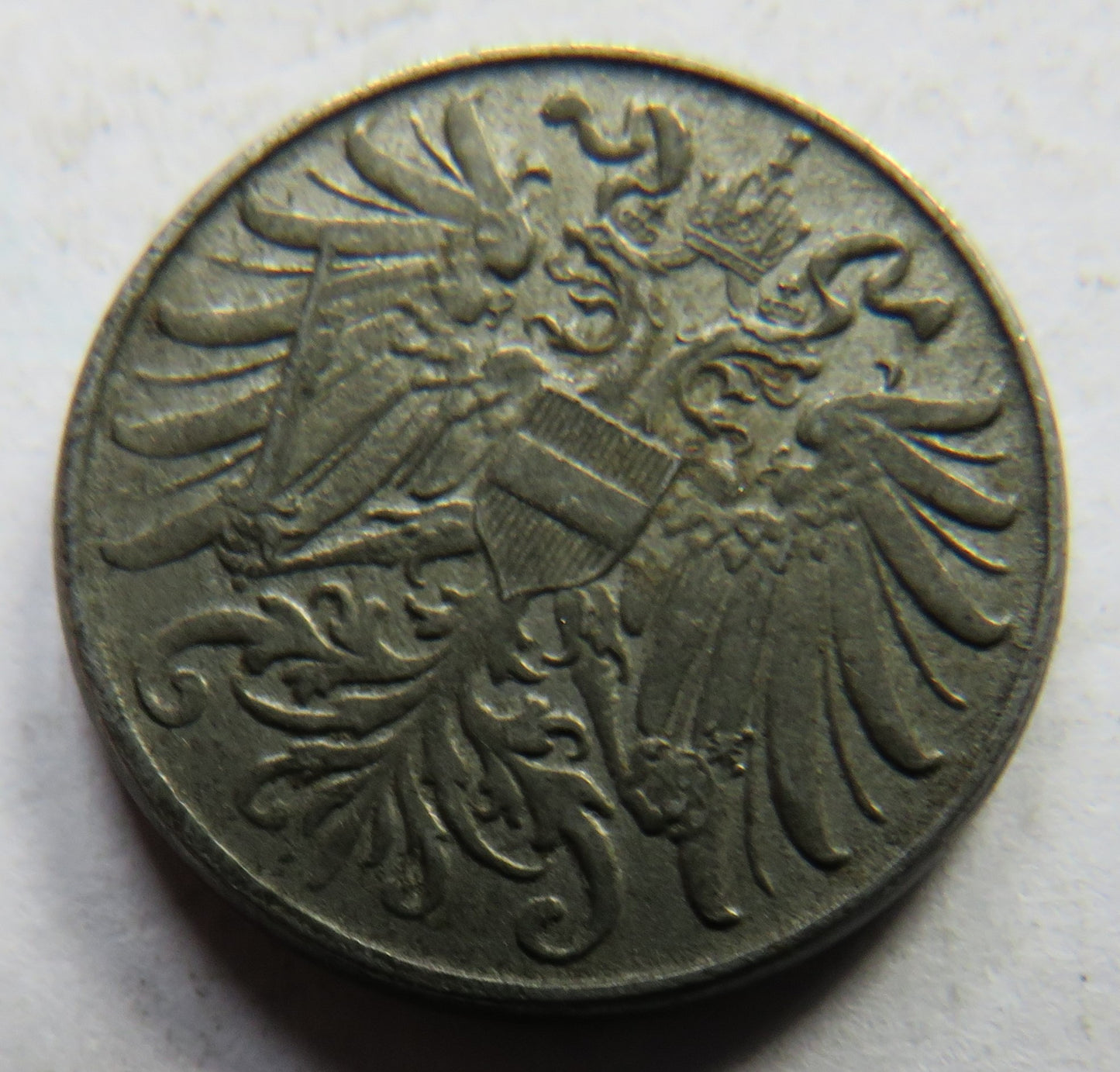 1917 Austria 2 Heller Coin