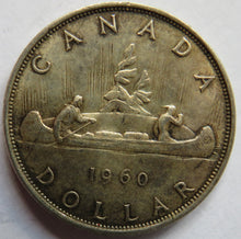 Load image into Gallery viewer, 1960 Queen Elizabeth II Canada Silver $1 One Dollar Coin
