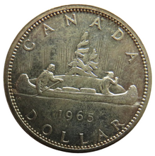 Load image into Gallery viewer, 1965 Queen Elizabeth II Canada Silver $1 One Dollar Coin
