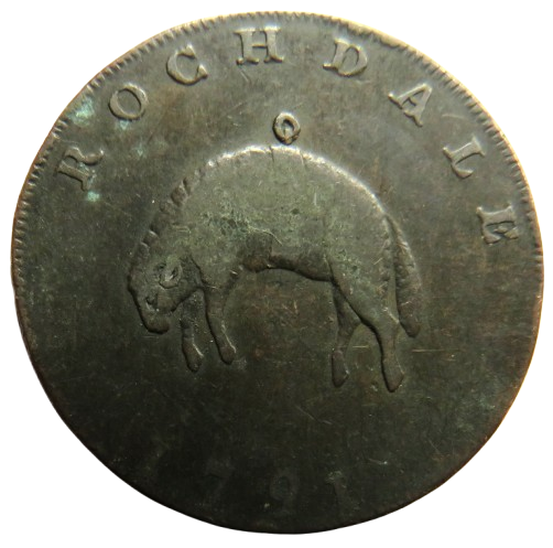 1791 Rochdale Halfpenny Token