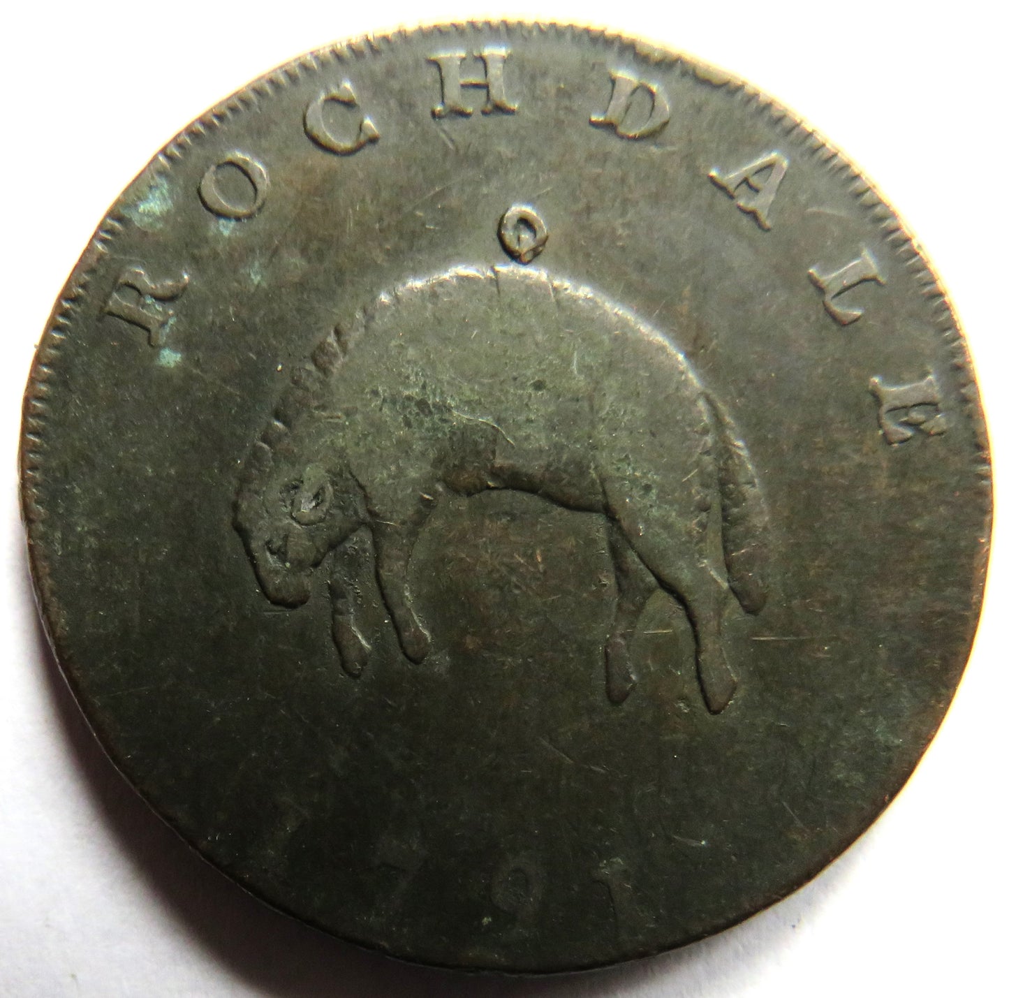 1791 Rochdale Halfpenny Token