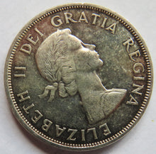 Load image into Gallery viewer, 1963 Queen Elizabeth II Canada Silver $1 One Dollar Coin
