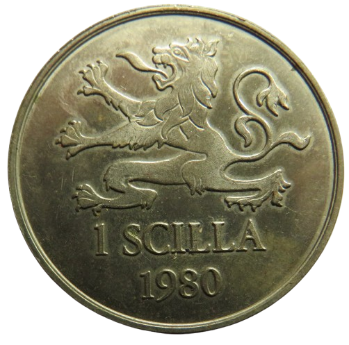 1980 1 Scilla Schilde Belgium Commemorative Medal / Coin