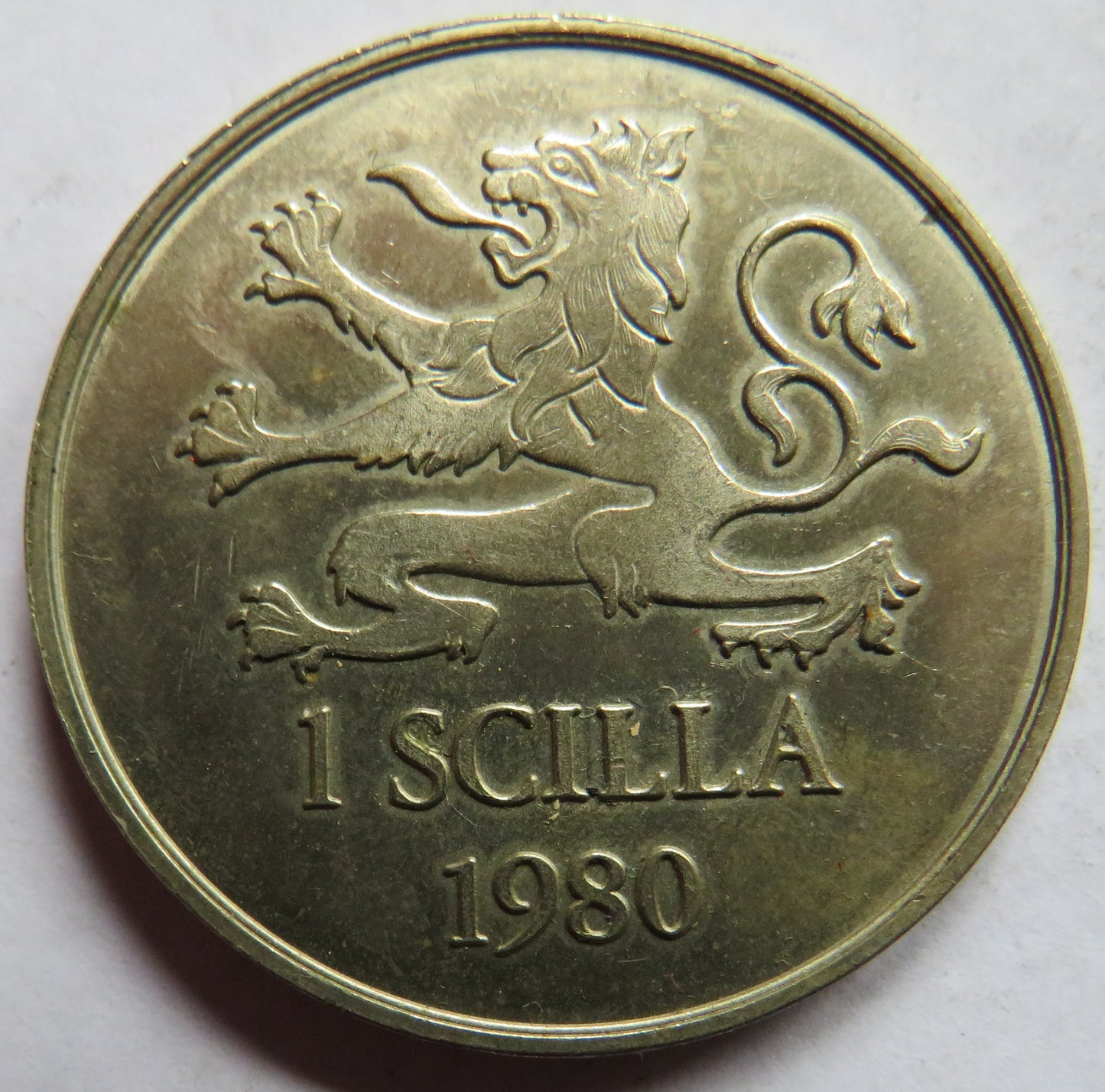 1980 1 Scilla Schilde Belgium Commemorative Medal / Coin