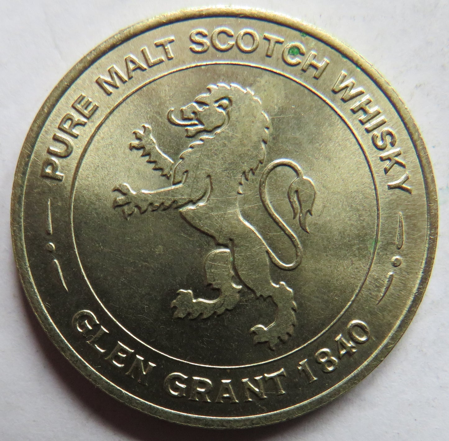Glen Grant 1840 Pure Malt Scotch Whisky Advertising Medal